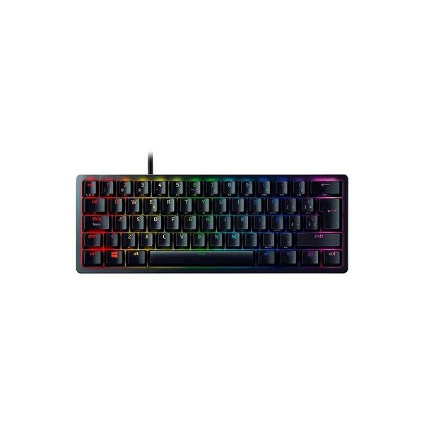 Teclado Gamer Razer Huntsman Mini RZ03-03392900-R311 Switch Purple Layout 60% - Preto