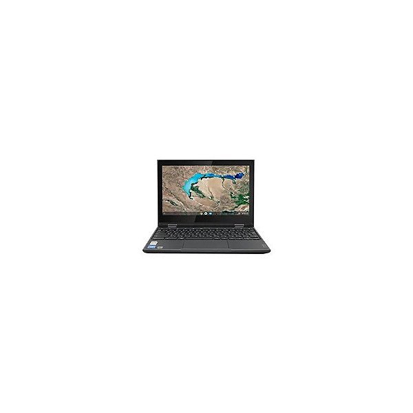 Notebook Lenovo Chromebook 300E 2ª Geração Intel Celeron N4020 Tela Touch HD 11.6" / 4GB de RAM / 32GB Emmc / Chromeos - Preto / Cinza (Recondicionado)