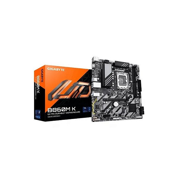 Placa Mãe 1851 Gigabyte B860M K DDR5 HDMI M.2 USB 2