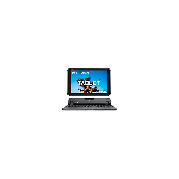 Tablet Fujitsu Arrows Tab Q5010 4GB de RAM / 64GB / Tela 10.1" / Wi-Fi - Preto + Teclado (Recondicionado)