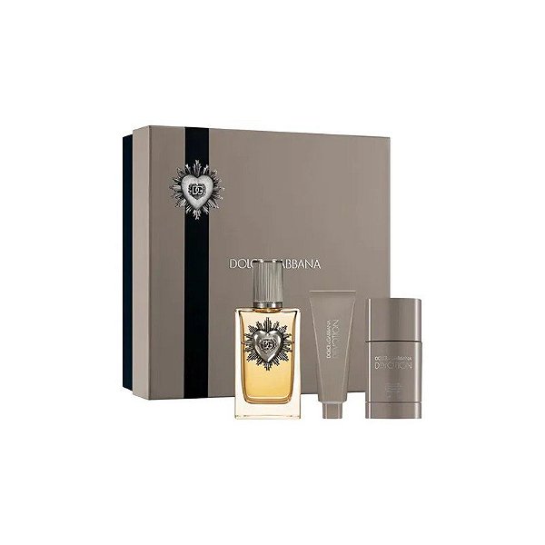 Kit Perfume Dolce & Gabbana Devotion Eau de Parfum 100ML + Gel de Banho + Desodorante