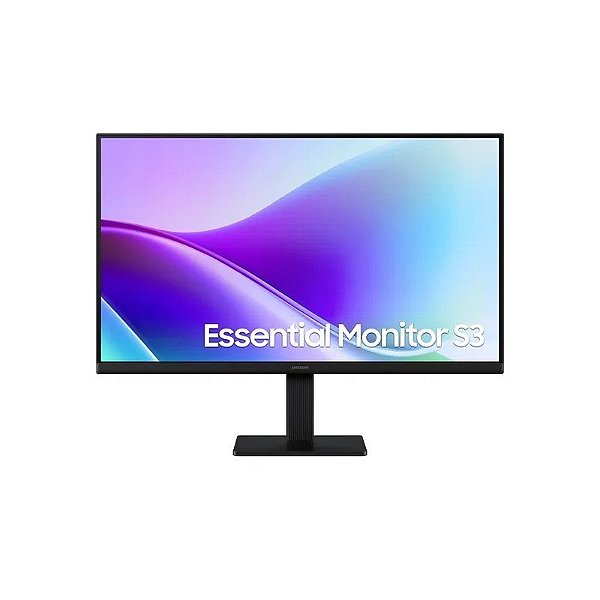 Monitor Samsung Essential S3 S24F320GAN de 24" Full HD 16:9 120HZ 5 MS com HDMI