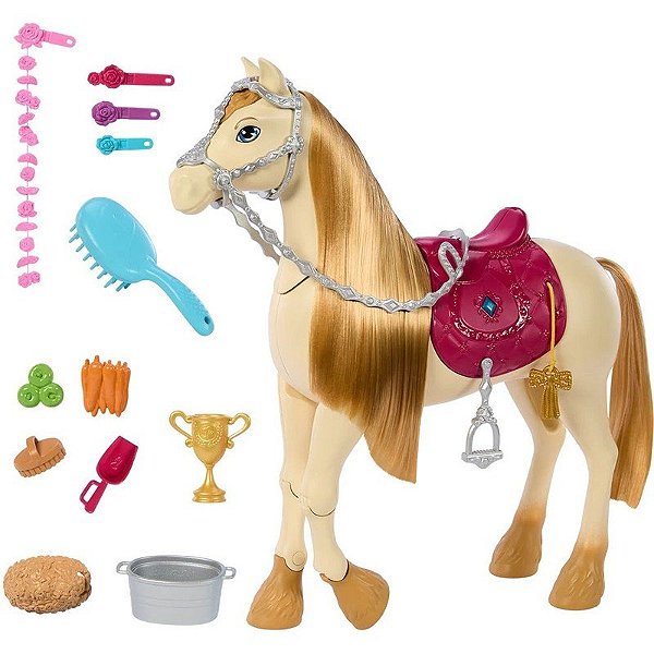 Cavalo de Dança e Show Barbie Mysteries: The Great Horse Chase Barbie Mattel - HXJ42
