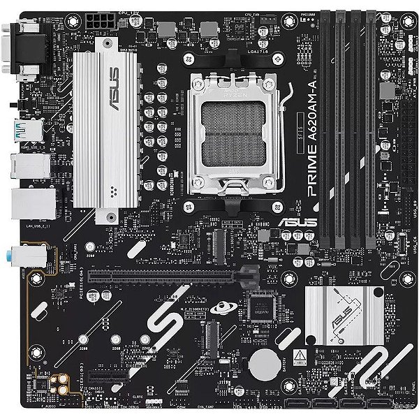 Placa Madre Asus Prime A620AM-A AM5/USB-A/4xDDR5/PCI-E/HDMI/DP/VGA