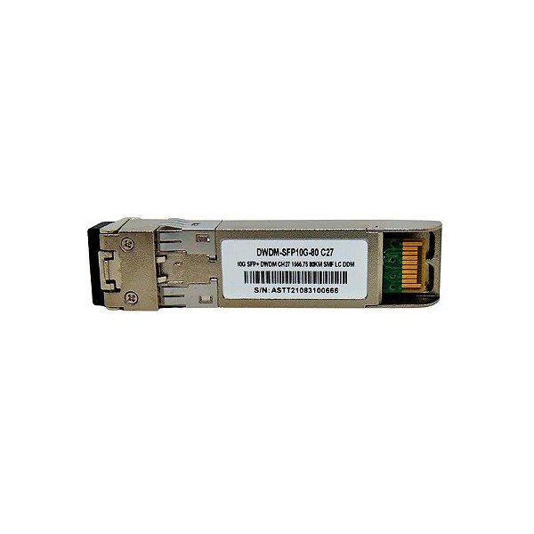 Placa SFP+ 10G 80KM DWDM-SFP10G 1555.75 C27 com Cisco Mux-Demux