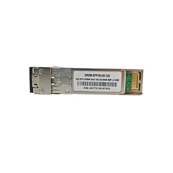 Jogo F. M SFP+ 10G 80KM DWDM-SFP10G 1542.94 C43 com Cisco Mux-Demux