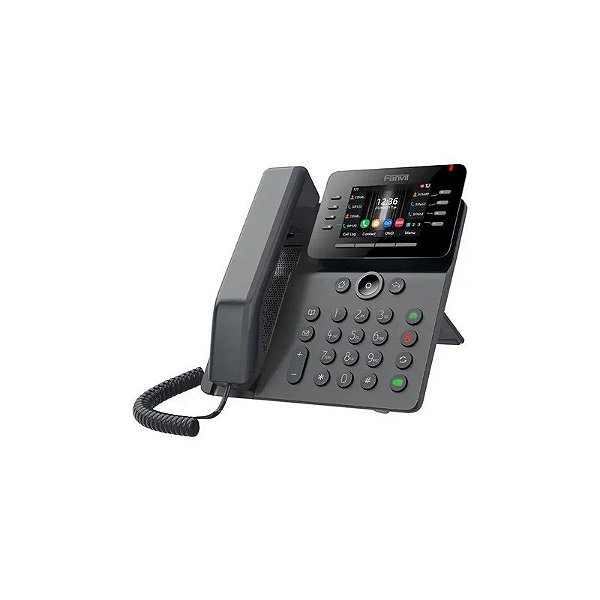 Telefone Fansil V64 Prime IP LCD para Empresas 12 Linhas Wifi
