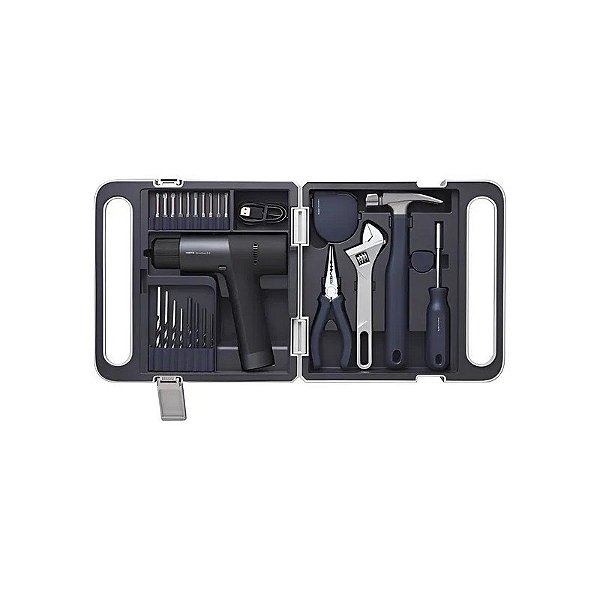 Kit de Ferramentas com Furadeira Hoto Sem Fio QWDZGJ001