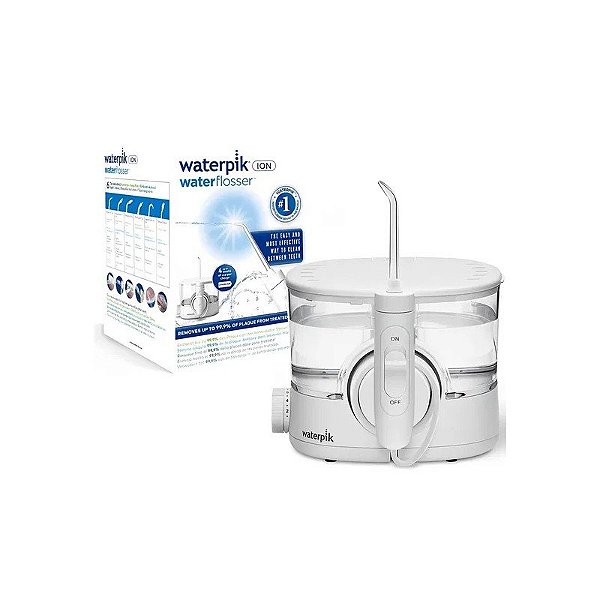 Irrigador Oral Waterpik Sem Fio Ion WF-11 Bivolt - Branco