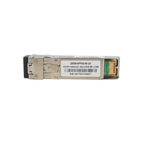 Kit M. F SFP+ 10G 80KM DWDM-SFP10G 1544.53 C41 com Cisco Mux Demux