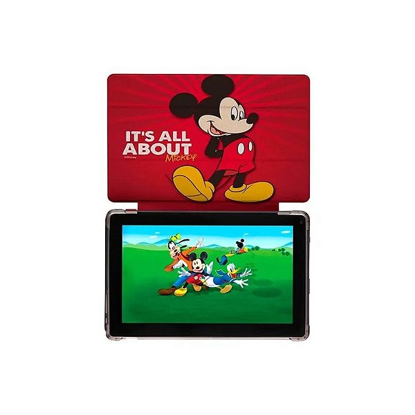 Tablet Multilaser NB618 Mickey 64GB/4GB/9" Adr.13 Vermelho/Pret