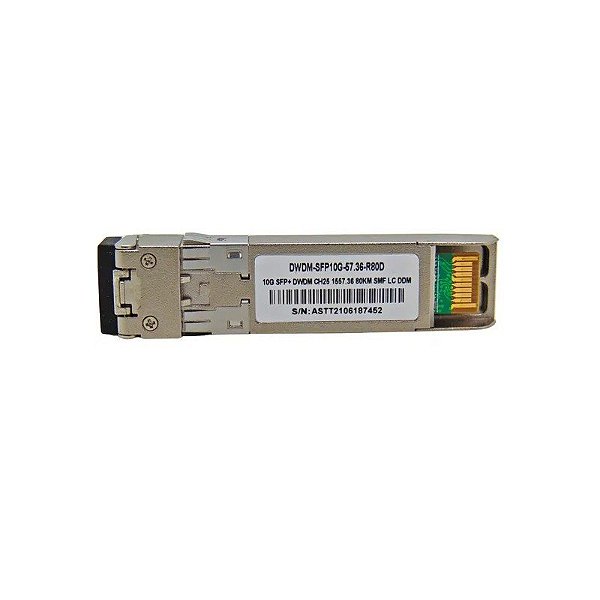 Módulo F. M SFP+ 10G 80KM DWDM-SFP10G 1557.36 C25 com Cisco Mux-Demux