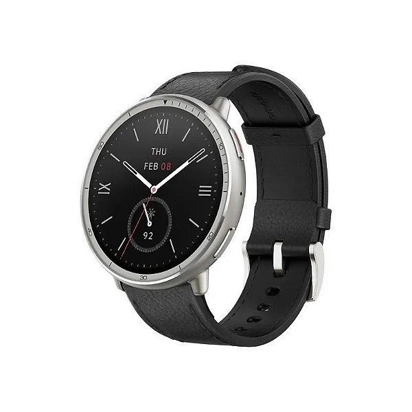 Relógio Smartwatch Amazfit Active A2437 Redondo Premium - Preto