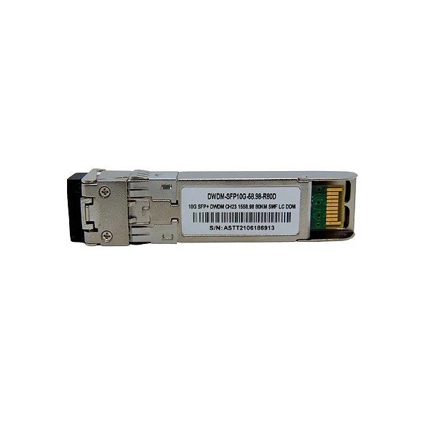 Kit de Mux-Demux SFP+ 10G 80KM DWDM 1558.98NM C23 compatível com Cisco