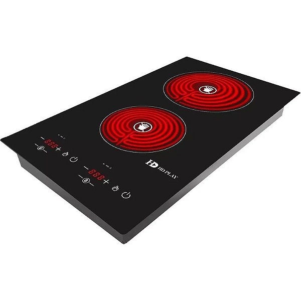 Placa Elétrica Infravermelha HD Play HM-AVTR2H 2 Bocas 3000W 220V/50Hz