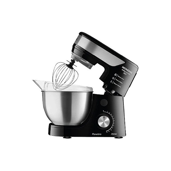 Batedeira Planetária Mondial Premium Inox 2 Tigelas 700W 220V