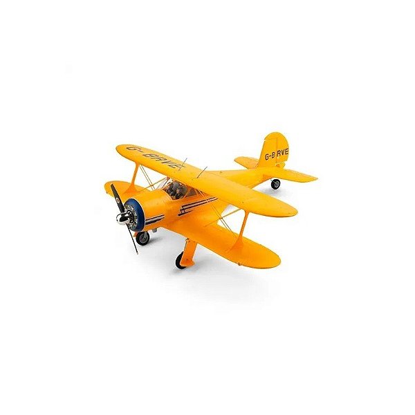 Avião Wltoys Beech D17S EPP 4CH Biplano 3D/6G Amarelo A300