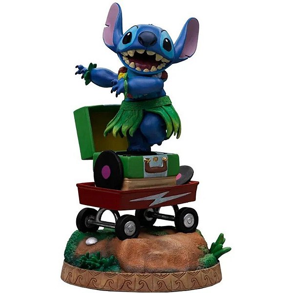 Escultura Iron Studios Disney Lilo & Stitch - Stitch Hula - Escala 1/10