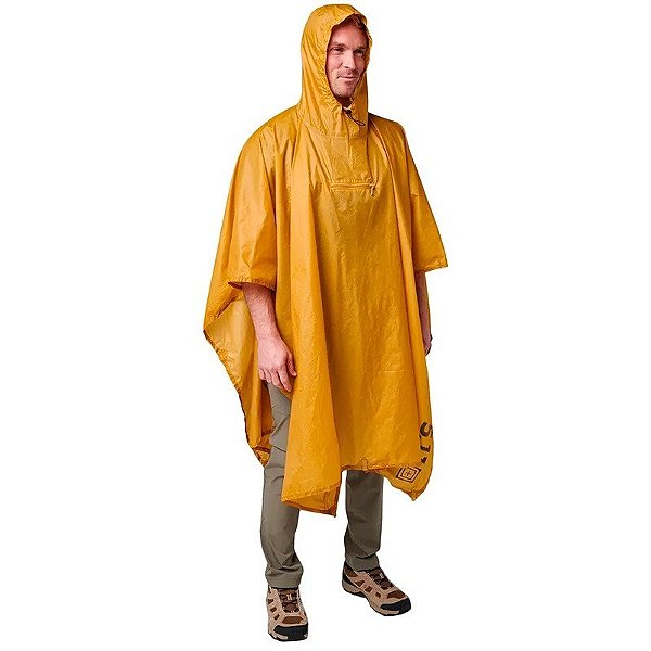 Poncho impermeável 5.11 Tactical Molle 56774-541 Old Gold
