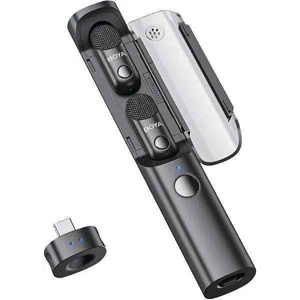 Microfone Sem Fio Boya Magic - 05 USB-C - Preto