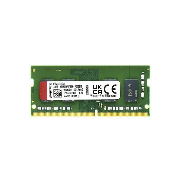 Memória NB DDR4 8 GB 3200MHz Kingston KVR32S22S8/8