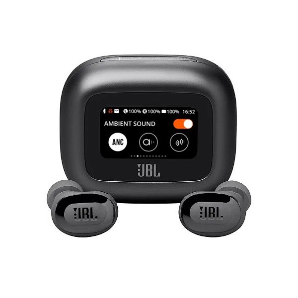 Fone de Ouvido JBL Live Buds 3 Preto - JBLLIVEBUDS3BLKAM