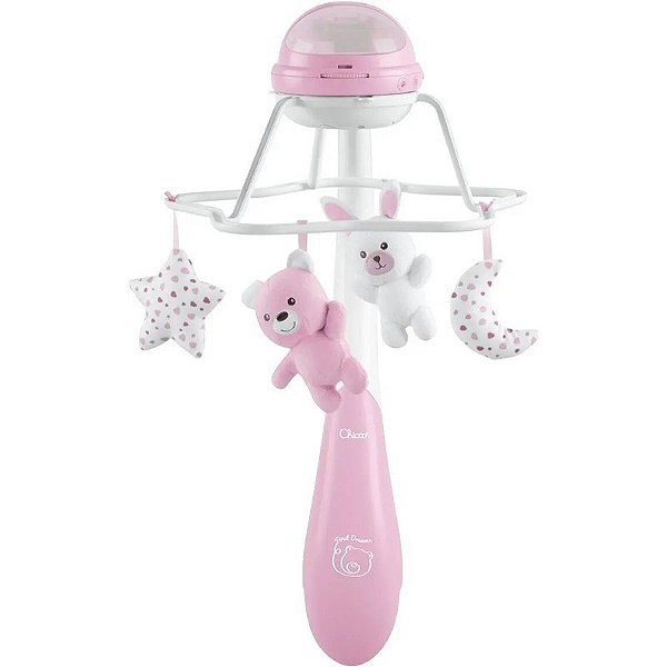 Móbile Chicco Rainbow Cot First Dreams 3 em 1 - 11041-10 (Rosa)