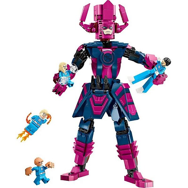 Kit Lego Marvel Quarteto Fantástico VS Galactus - 76316 (427 Peças)