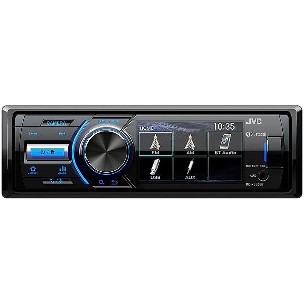 Rádio Toca Discos JVC KD-X560BT 3" FM/BT/USB/AUX/EQ