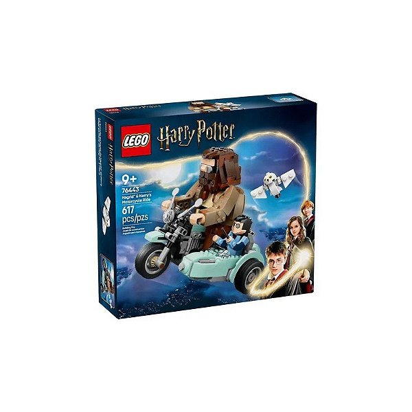 Jogo de Construção Lego Harry Potter Hagrid & Harry's Motorcycle Ride 76443 617 Peças