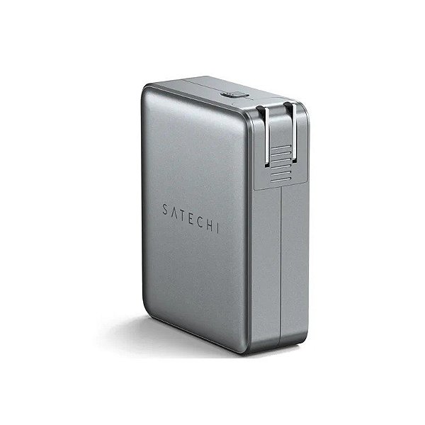 Carregador Satechi ST-W145GTM USB-C/4PORT/145W Gan Travel Charge - Cinza
