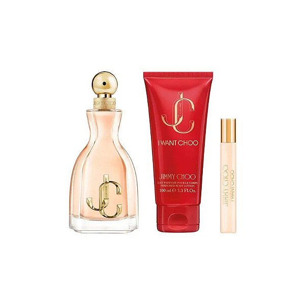 Kit Perfume Jimmy Choo I Want Choo Edp 3 Peças