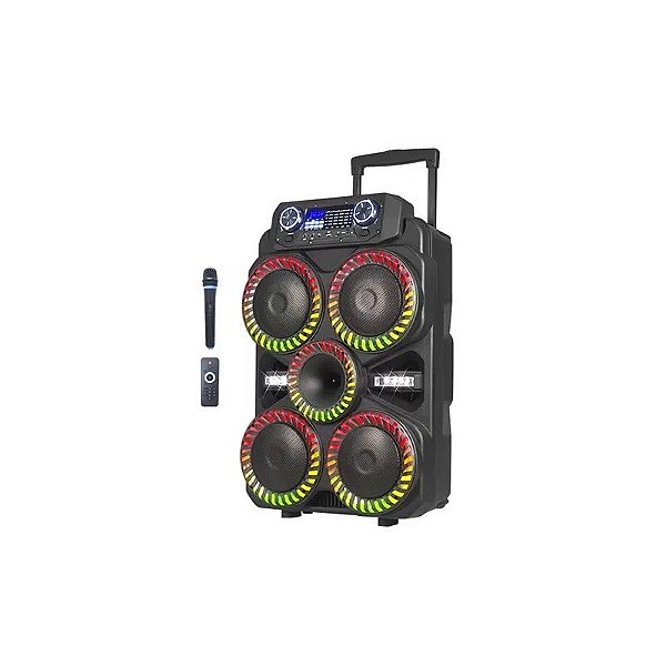 Caixa de som Kolav SY4801 8" USB / FM / BLT
