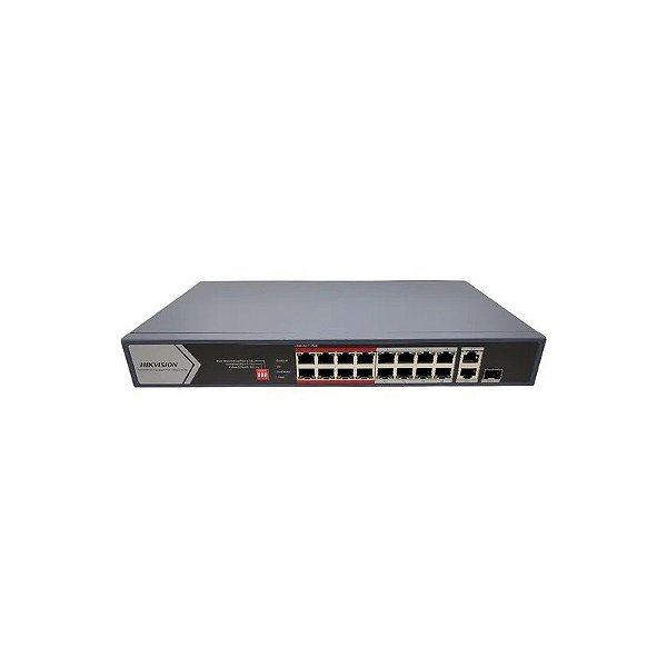 Hub Switch Hikvision 16P 10/100MBPS PoE DS-3E0318P-e/M(C)