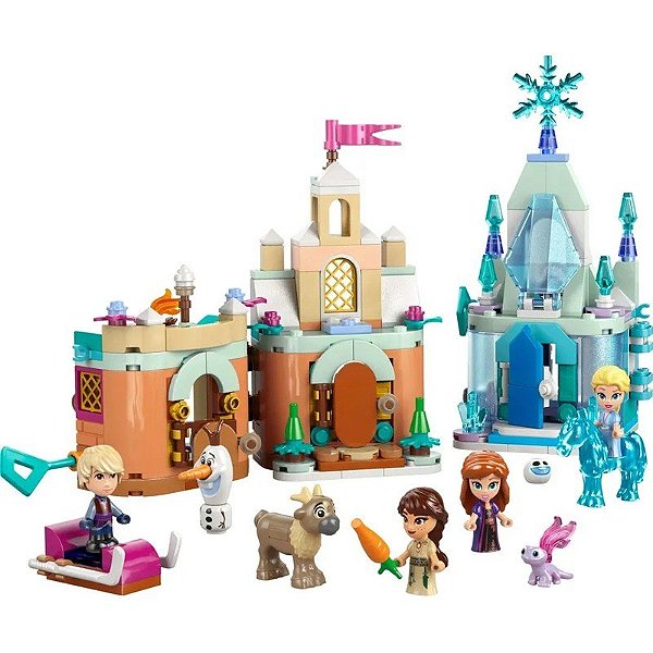 Castelo Lego Disney Mini de Arendelle e Palácio de Gelo da Elsa - 43278 (306 peças)