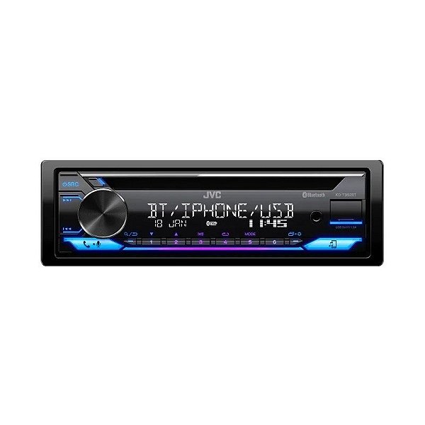 Rádio CD Player JVC KD-T952BT Bluetooth/USB/AUX/MP3/FM/EQ