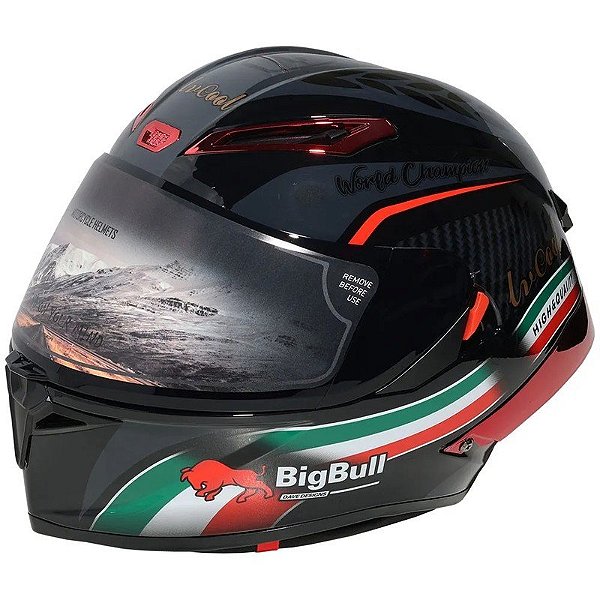 Capacete para Moto LV Cool Helmets P7 - Tamanho M (57-58) Golden Ribbon
