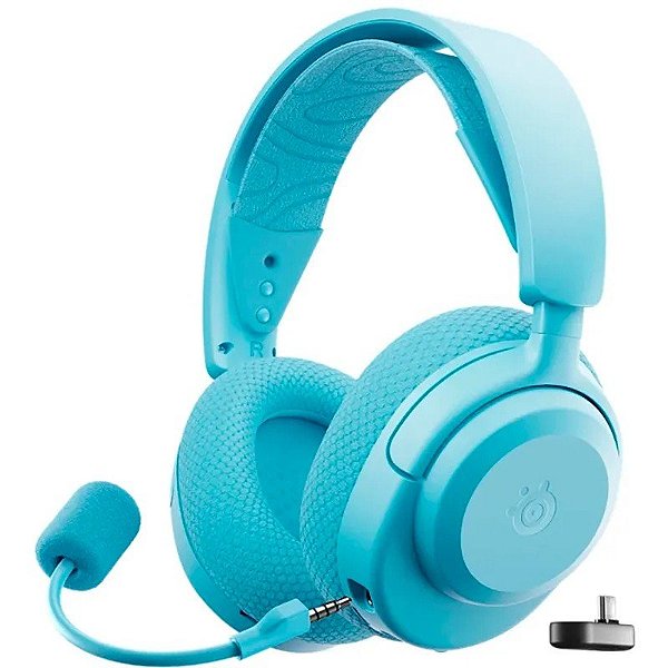 Fone de Ouvido Gamer SteelSeries Arctis Nova 3X Wireless Xbox 61691 - Azul Aqua
