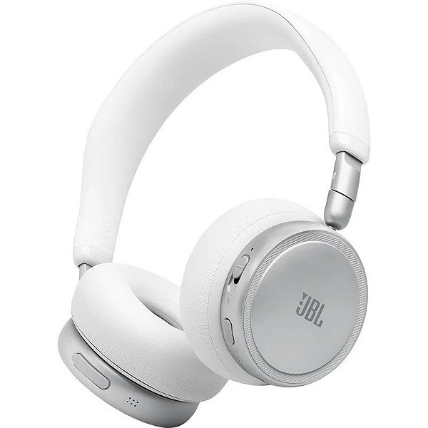Fone de ouvido JBL Live 680NC Bluetooth - Branco (com cancelamento de ruído)