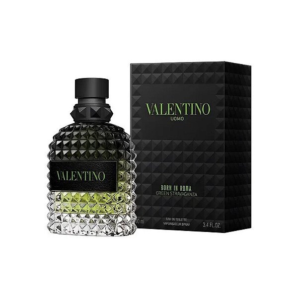 Perfume Valentino Uomo Born In Roma Green Stravaganza Edt - Feminino 100 ML