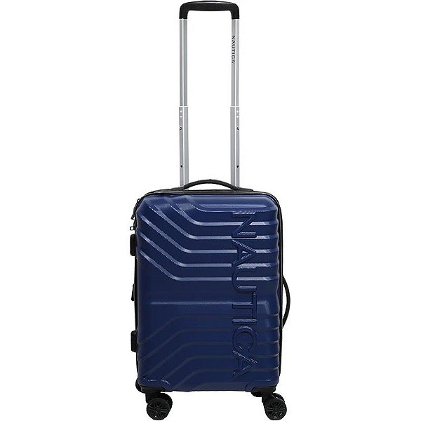 Maleta de Viagem Náutica 20" Expansível com Rodas para Bagagem de Mão NA24001-EX-20 - Azul Marinho