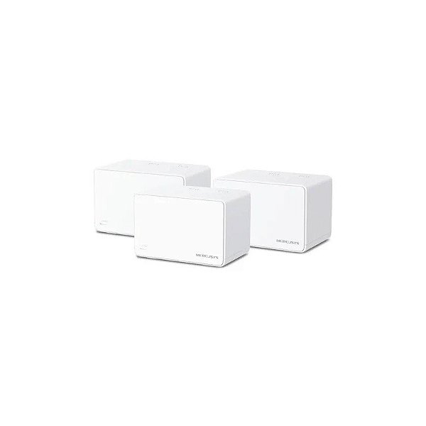 Kit Mercusys Wifi 6 Halo H80X (3 Peças) AX3000 Mesh Residencial Completo