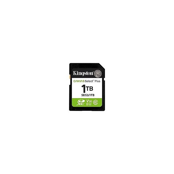 Cartão de Memória SD Kingston Canvas Select Plus C10 1TB