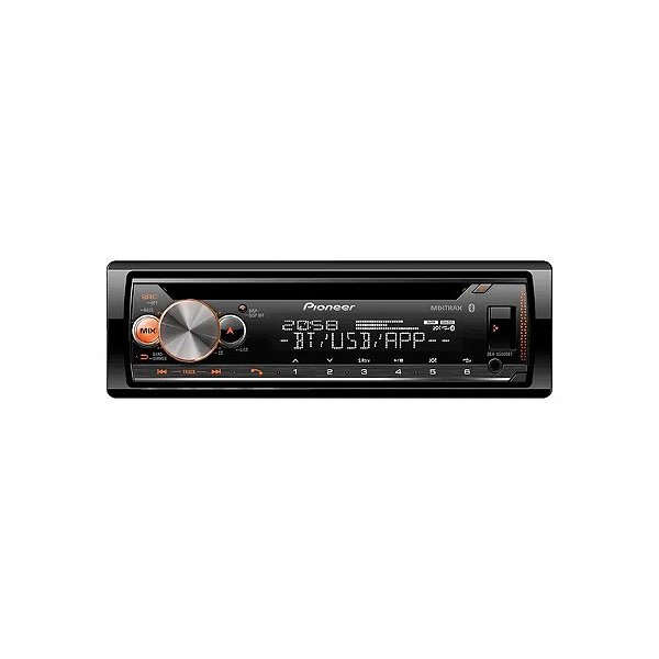 Rádio MP3 Toca Pioneer DEH-X5000BT - 50W - USB - Bluetooth - FM