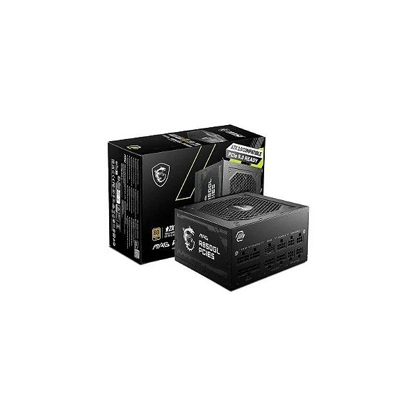 Fonte 850W MSI Mag A850GL 80+Ouro 306-7ZP8A2 /IVA