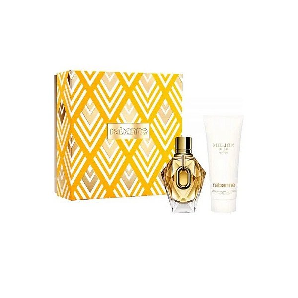 Kit Perfume Rabanne Million Gold Edp 90ML+BL100ML Feminino