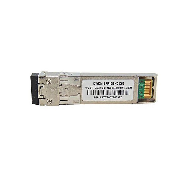 Kit F. M SFP+ 10G 40KM DWDM-SFP10G 1535.82 C52 com Cisco Mux-Demux