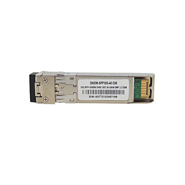 Kit de F. M SFP+ 10G 40KM DWDM-SFP10G 1537.40 C50 com Cisco Mux-Demux