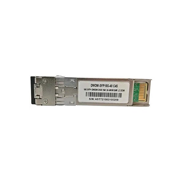 Cabo F. M SFP+ 10G 40KM DWDM-SFP10G 1541.35 C45 com Cisco Mux-Demux