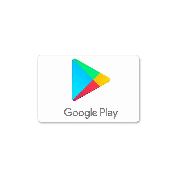 Cartão Presente Digital Google Play 100 Dólares EUA